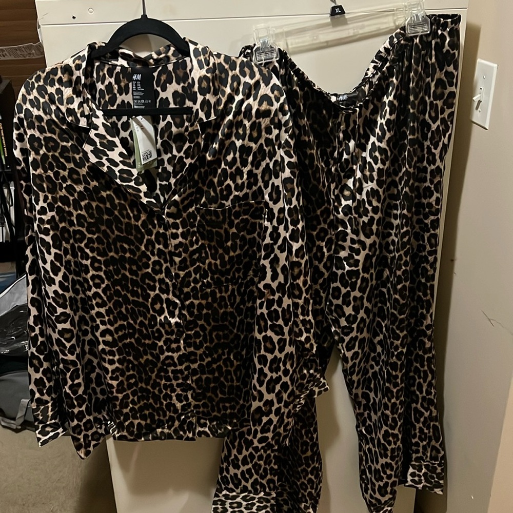 H&M 2-piece silk pajamas